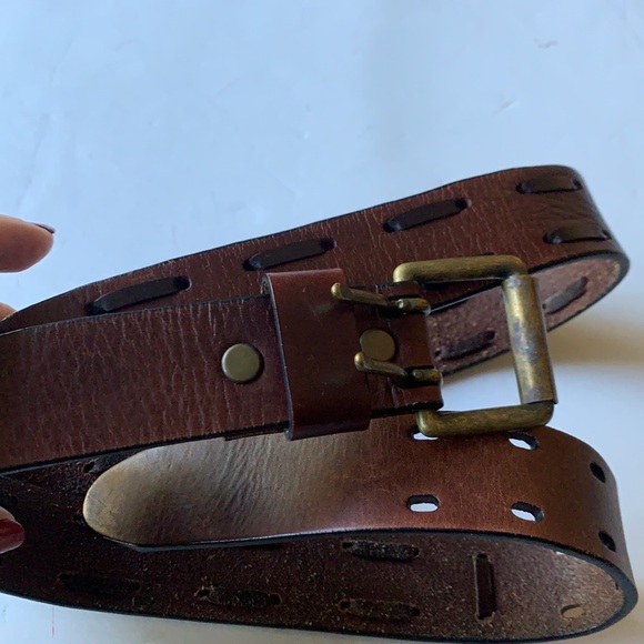 J.crew leather brown belt